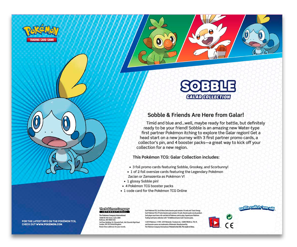 Galar Collection (Sobble/Zamazenta) | GrognardGamesBatavia