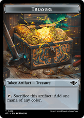 Treasure // Food (0004) Double-Sided Token [Outlaws of Thunder Junction Tokens] | GrognardGamesBatavia