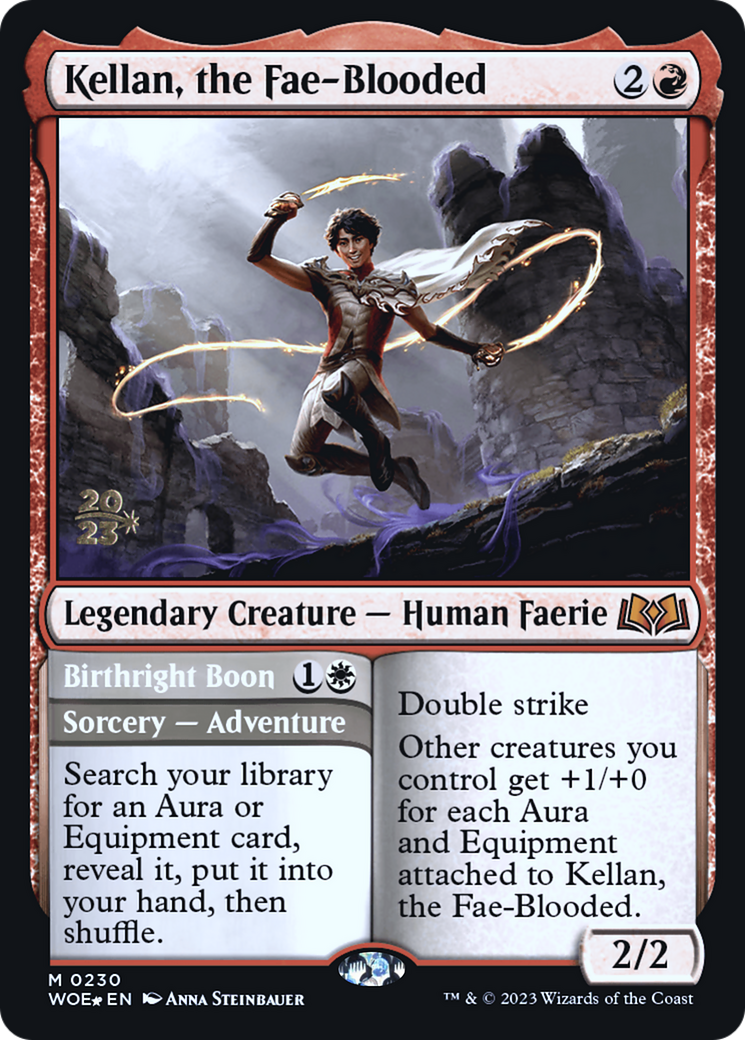 Kellan, the Fae-Blooded [Wilds of Eldraine Prerelease Promos] | GrognardGamesBatavia