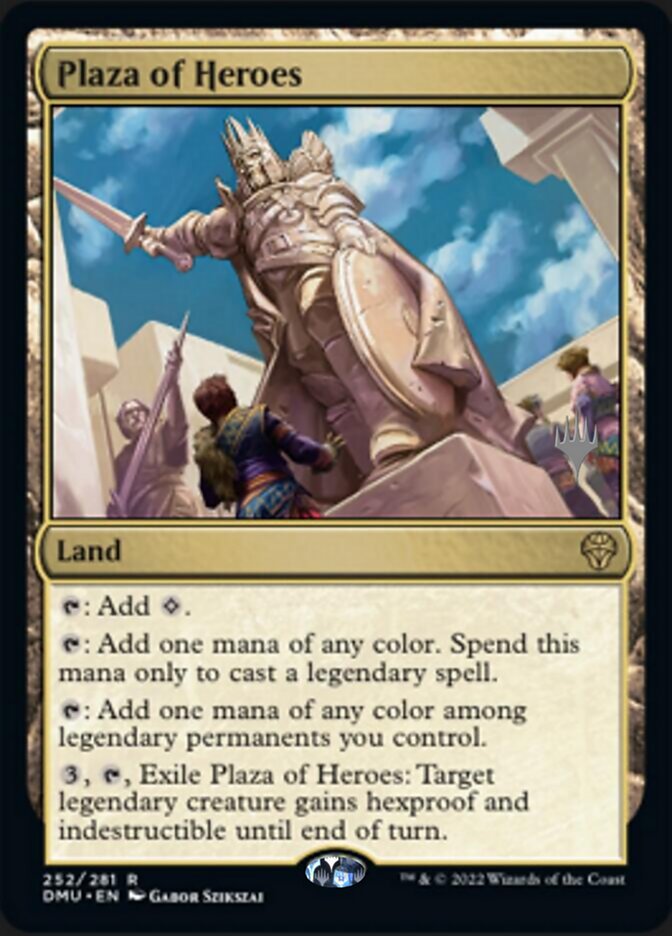 Plaza of Heroes (Promo Pack) [Dominaria United Promos] | GrognardGamesBatavia