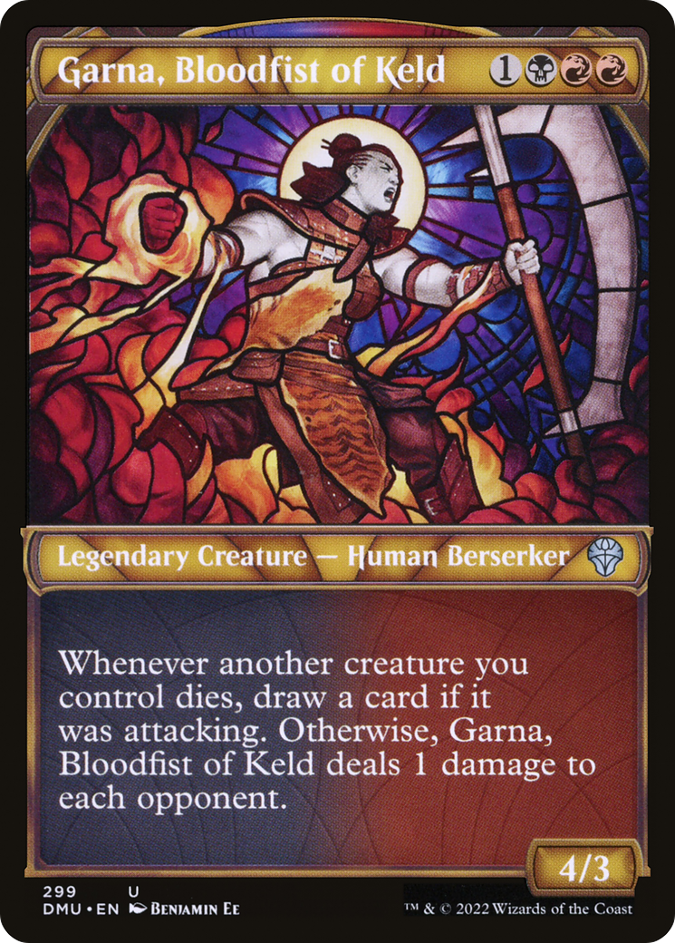 Garna, Bloodfist of Keld (Showcase) [Dominaria United] | GrognardGamesBatavia