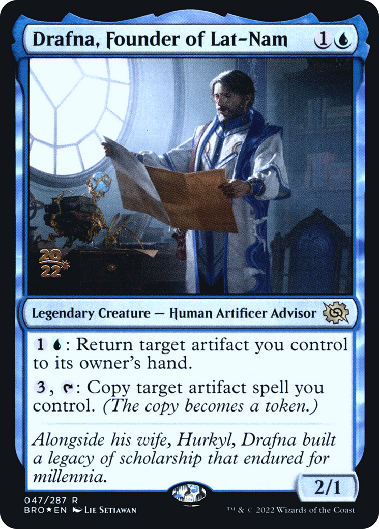 Drafna, Founder of Lat-Nam [The Brothers' War Prerelease Promos] | GrognardGamesBatavia