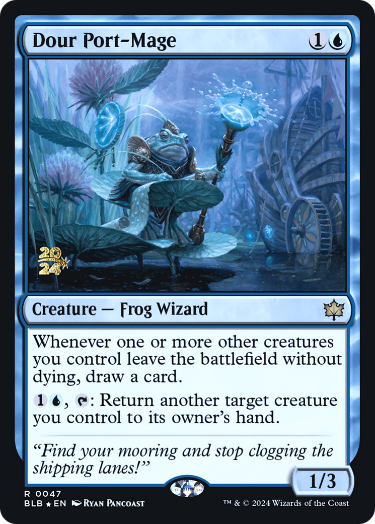 Dour Port-Mage [Bloomburrow Prerelease Promos] | GrognardGamesBatavia