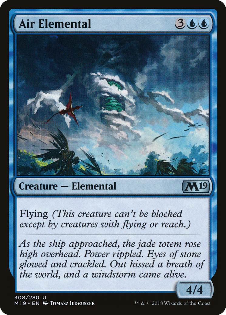 Air Elemental [Core Set 2019] | GrognardGamesBatavia