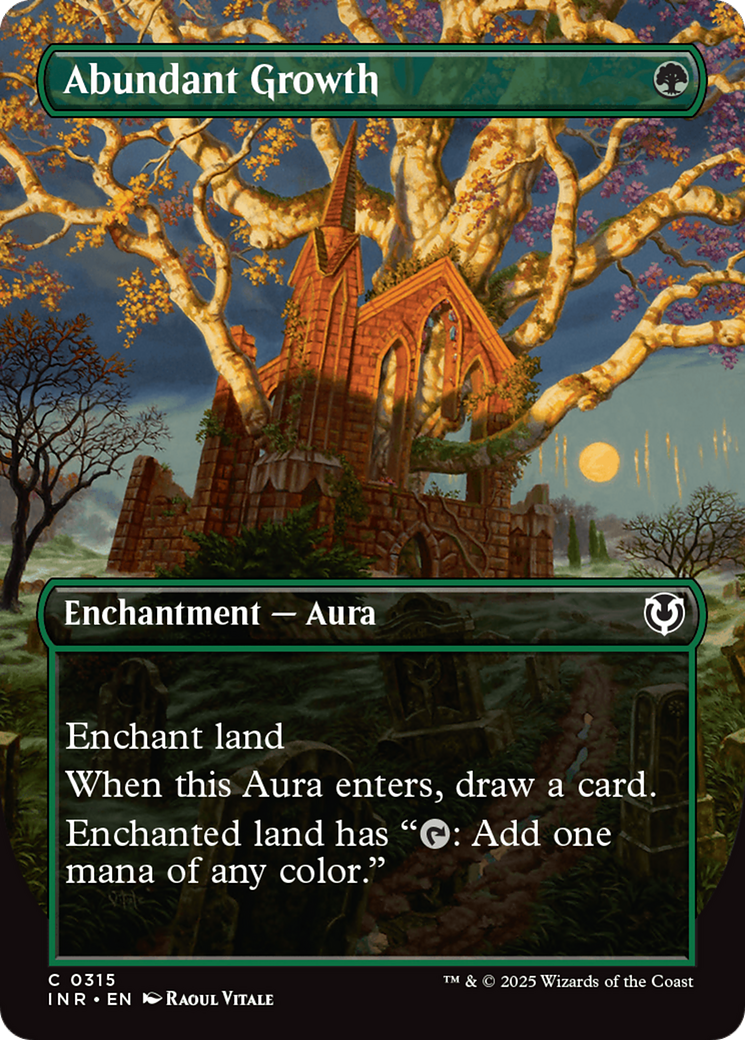 Abundant Growth (Borderless) [Innistrad Remastered] | GrognardGamesBatavia