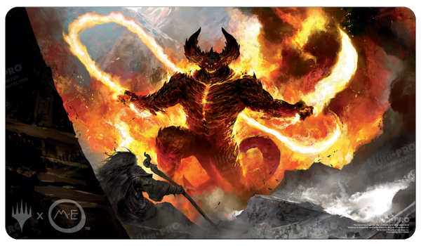 The Lord of the Rings: Tales of Middle-earth The Balrog Standard Gaming Playmat for Magic: The Gathering | GrognardGamesBatavia