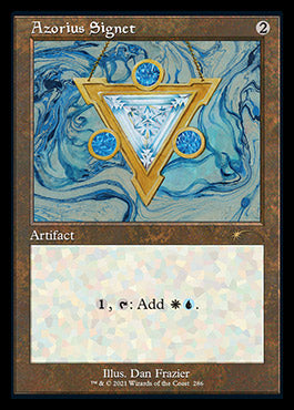 Azorius Signet (Retro) [Secret Lair Drop Series] | GrognardGamesBatavia