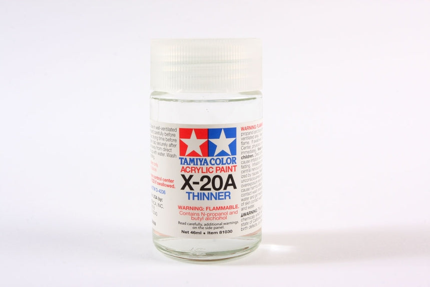 Tamiya ACRYLIC THINNER X-20A 46ml | GrognardGamesBatavia