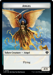 Copy (54) // Angel Double-Sided Token [Commander Masters Tokens] | GrognardGamesBatavia