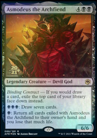 Asmodeus the Archfiend [Dungeons & Dragons: Adventures in the Forgotten Realms Prerelease Promos] | GrognardGamesBatavia