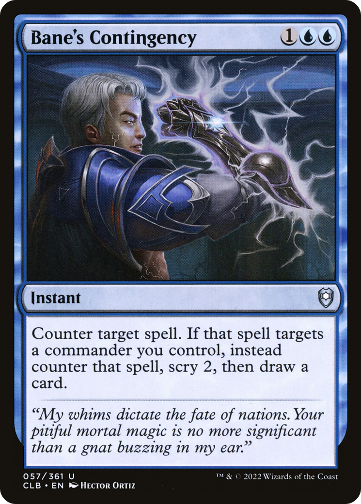 Bane's Contingency [Commander Legends: Battle for Baldur's Gate] | GrognardGamesBatavia