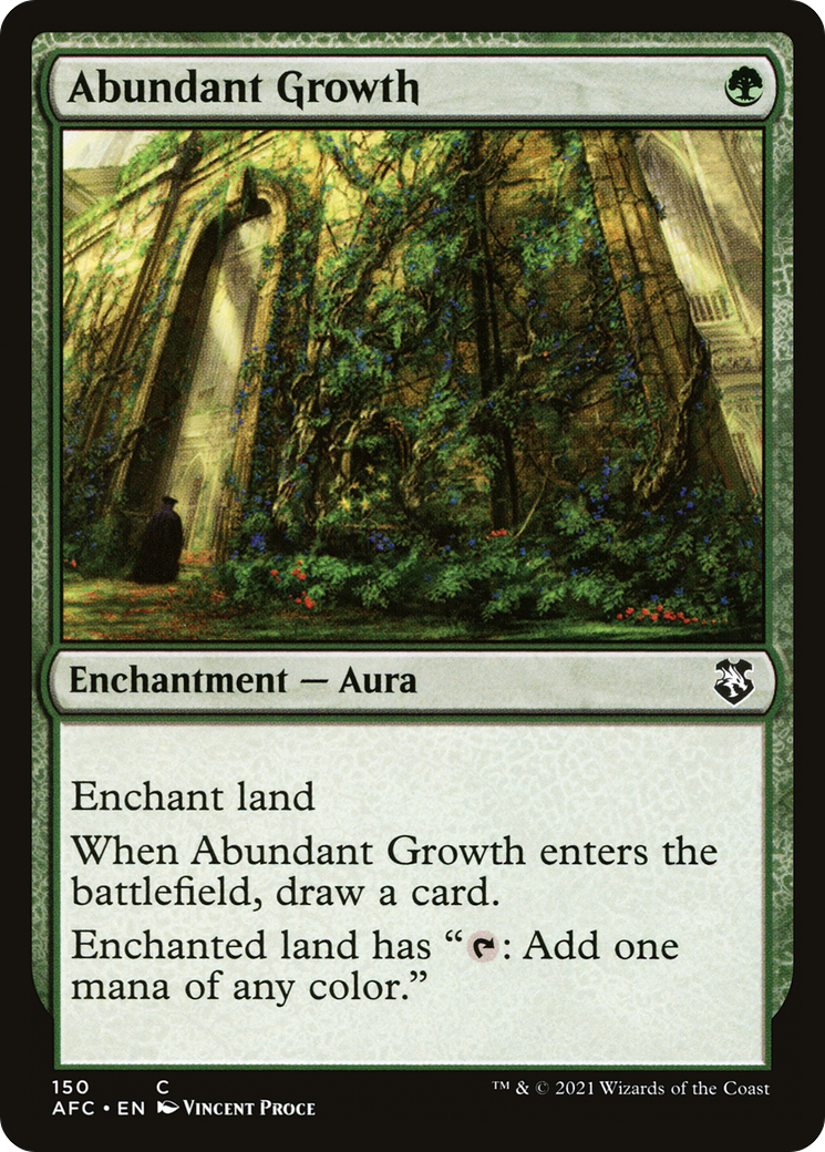 Abundant Growth [Dungeons & Dragons: Adventures in the Forgotten Realms Commander] | GrognardGamesBatavia