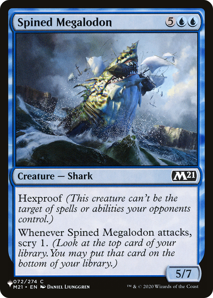 Spined Megalodon [The List Reprints] | GrognardGamesBatavia