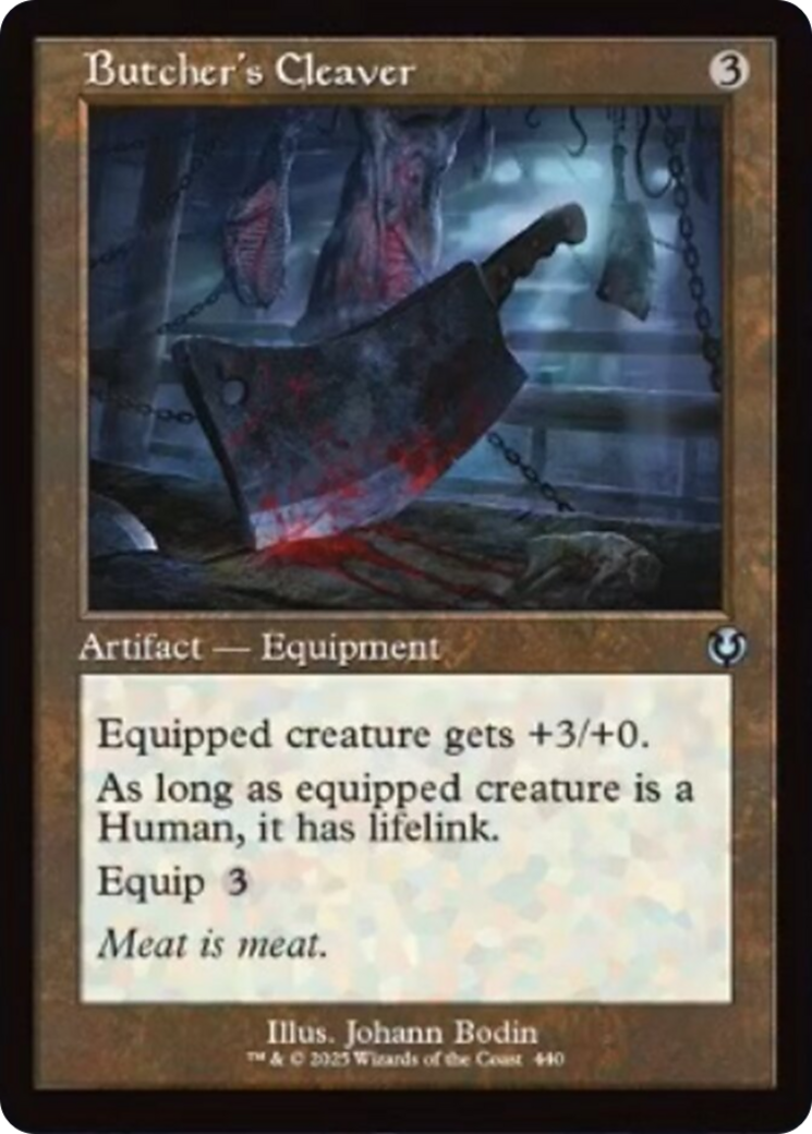 Butcher's Cleaver (Retro Frame) [Innistrad Remastered] | GrognardGamesBatavia