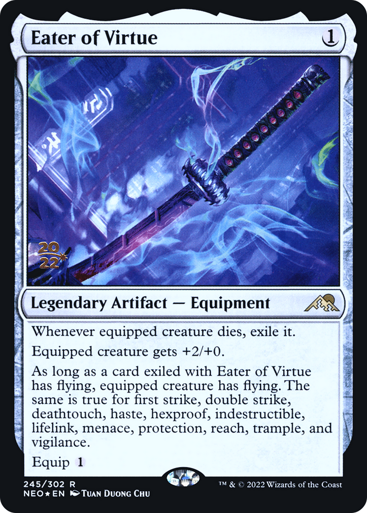 Eater of Virtue [Kamigawa: Neon Dynasty Prerelease Promos] | GrognardGamesBatavia