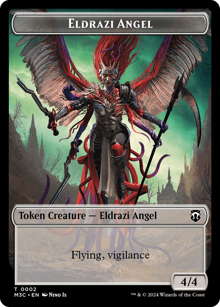 Eldrazi Angel // Copy Double-Sided Token [Modern Horizons 3 Commander Tokens] | GrognardGamesBatavia