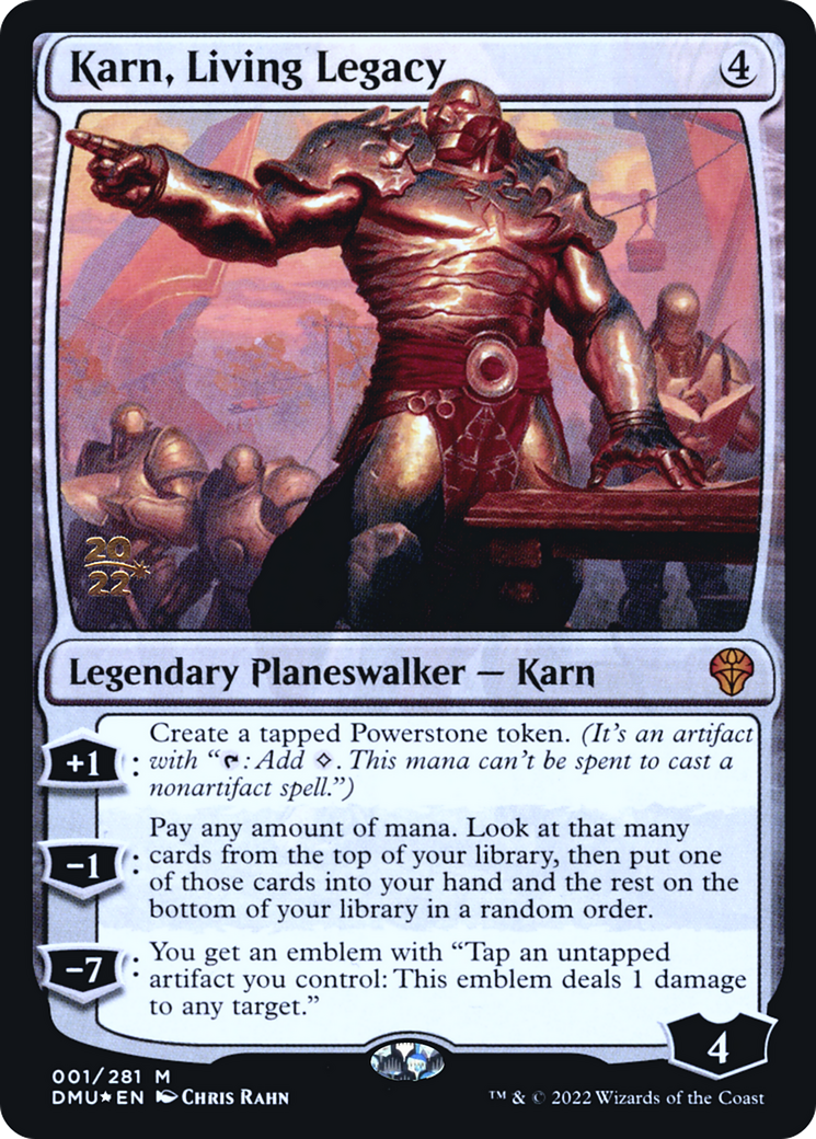 Karn, Living Legacy [Dominaria United Prerelease Promos] | GrognardGamesBatavia