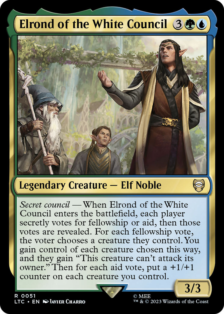 Elrond of the White Council [The Lord of the Rings: Tales of Middle-Earth Commander] | GrognardGamesBatavia