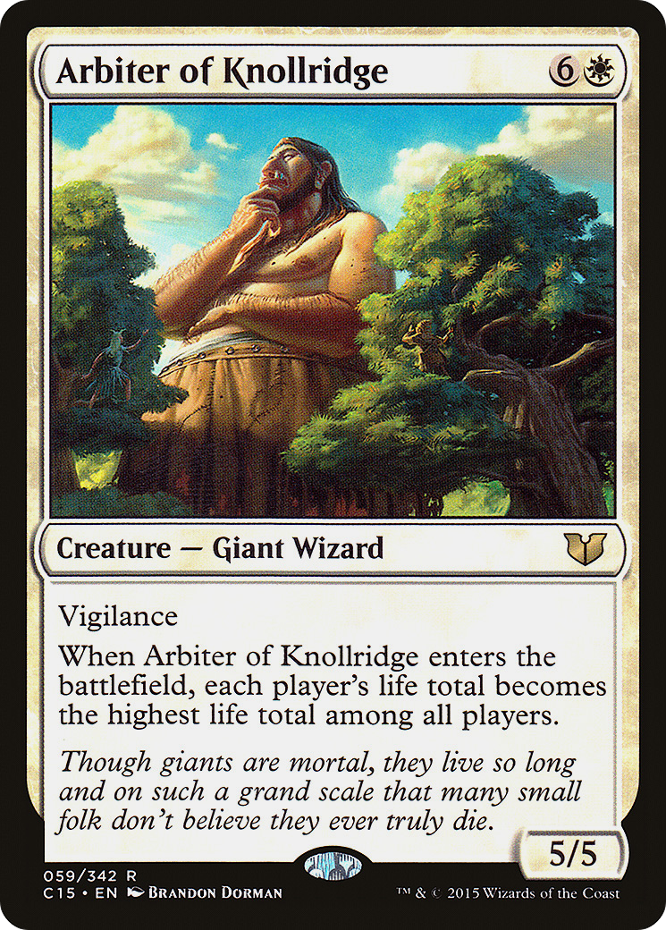 Arbiter of Knollridge [Commander 2015] | GrognardGamesBatavia