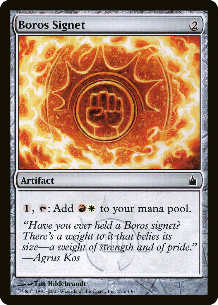 Boros Signet [Ravnica: City of Guilds] | GrognardGamesBatavia