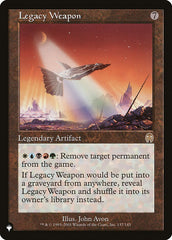 Legacy Weapon [The List] | GrognardGamesBatavia