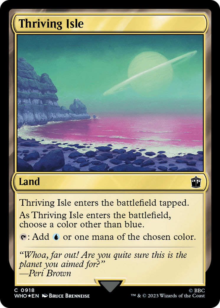 Thriving Isle (Surge Foil) [Doctor Who] | GrognardGamesBatavia