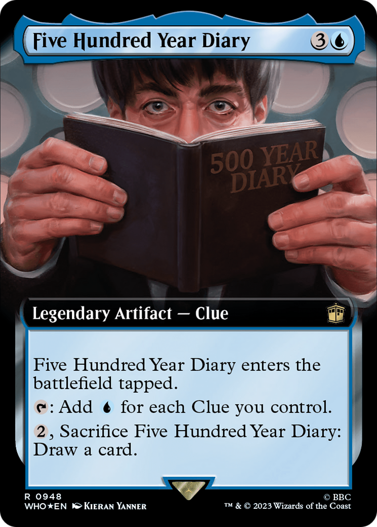 Five Hundred Year Diary (Extended Art) (Surge Foil) [Doctor Who] | GrognardGamesBatavia