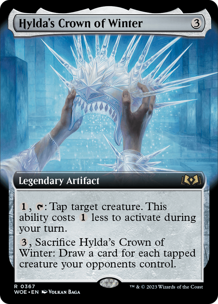 Hylda's Crown of Winter (Extended Art) [Wilds of Eldraine] | GrognardGamesBatavia