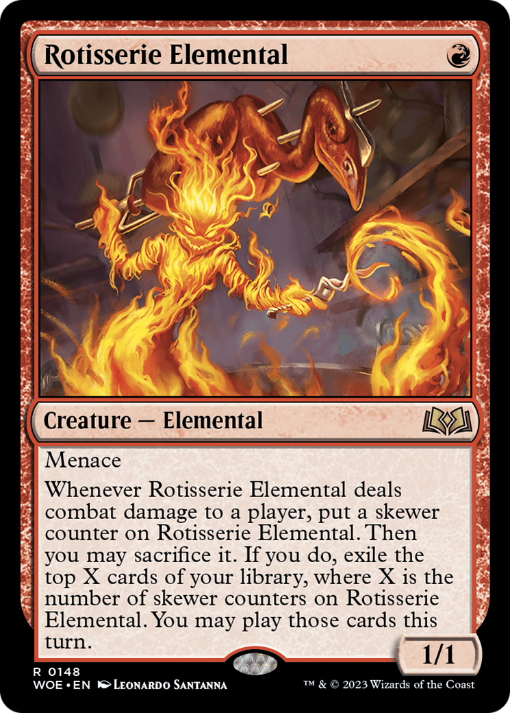 Rotisserie Elemental [Wilds of Eldraine] | GrognardGamesBatavia