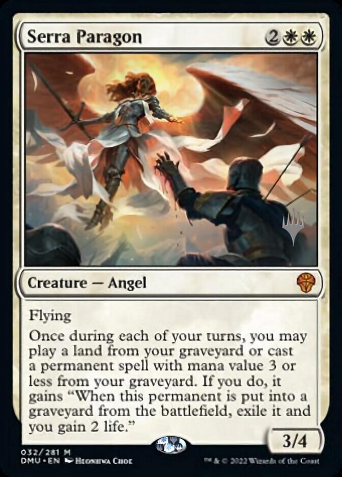 Serra Paragon (Promo Pack) [Dominaria United Promos] | GrognardGamesBatavia