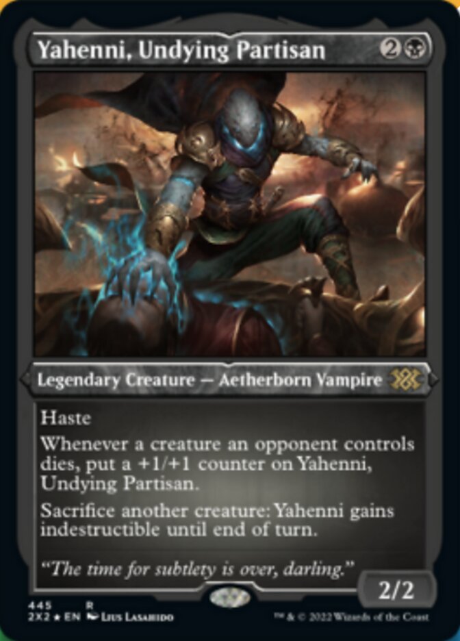 Yahenni, Undying Partisan (Foil Etched) [Double Masters 2022] | GrognardGamesBatavia