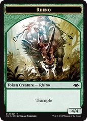 Rhino (013) // Spirit (016) Double-Sided Token [Modern Horizons Tokens] | GrognardGamesBatavia