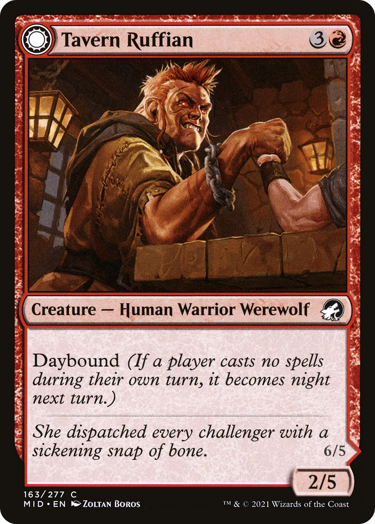 Tavern Ruffian // Tavern Smasher [Innistrad: Midnight Hunt] | GrognardGamesBatavia