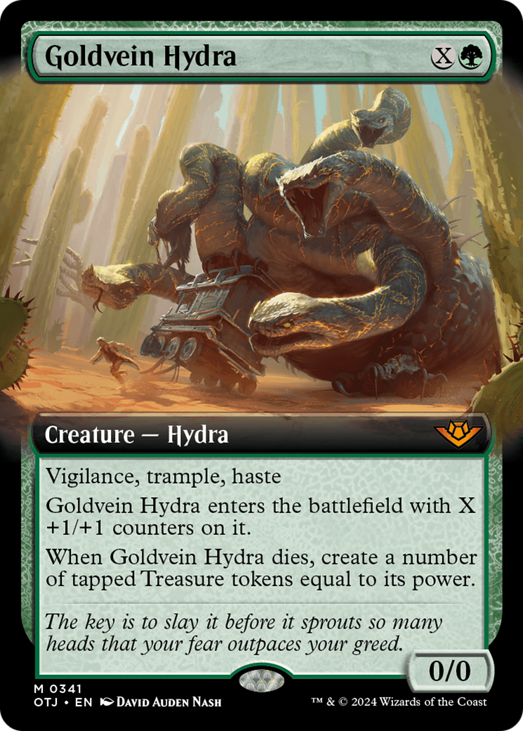 Goldvein Hydra (Extended Art) [Outlaws of Thunder Junction] | GrognardGamesBatavia