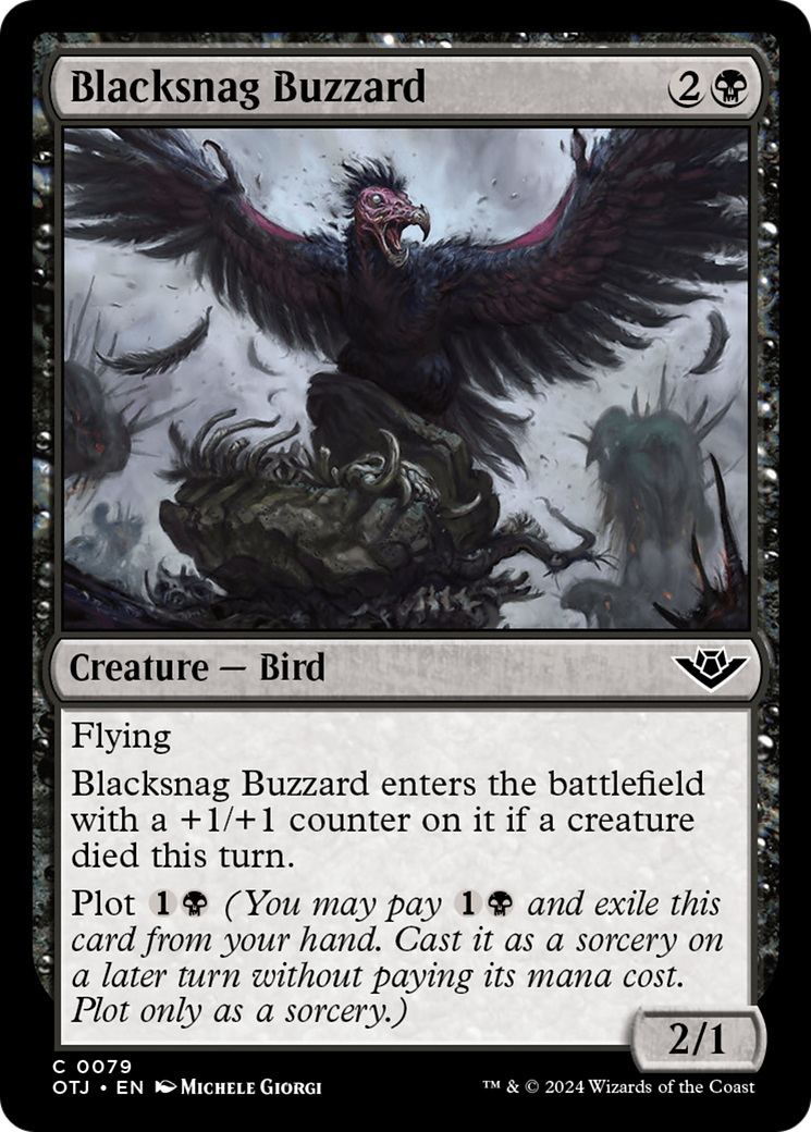 Blacksnag Buzzard [Outlaws of Thunder Junction] | GrognardGamesBatavia