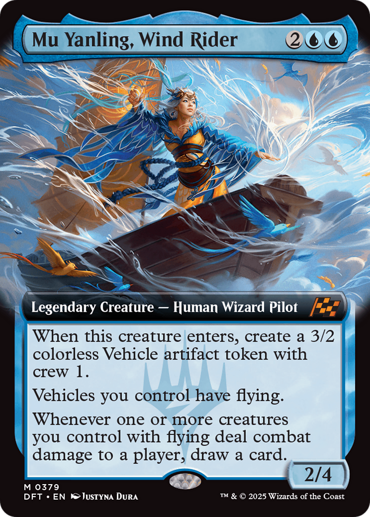 Mu Yanling, Wind Rider (Extended Art) [Aetherdrift] | GrognardGamesBatavia