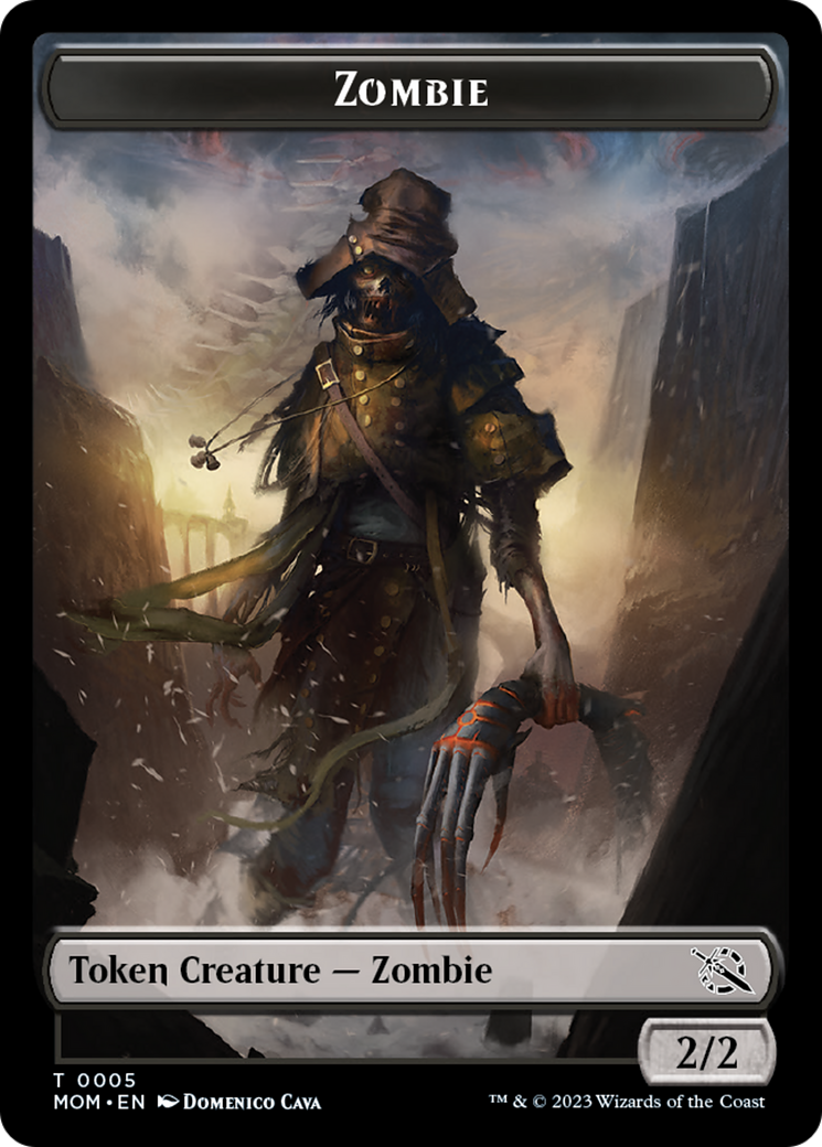 Zombie Token [March of the Machine Tokens] | GrognardGamesBatavia