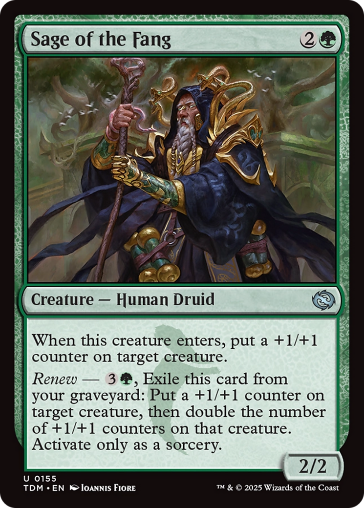 Sage of the Fang [Tarkir: Dragonstorm] | GrognardGamesBatavia
