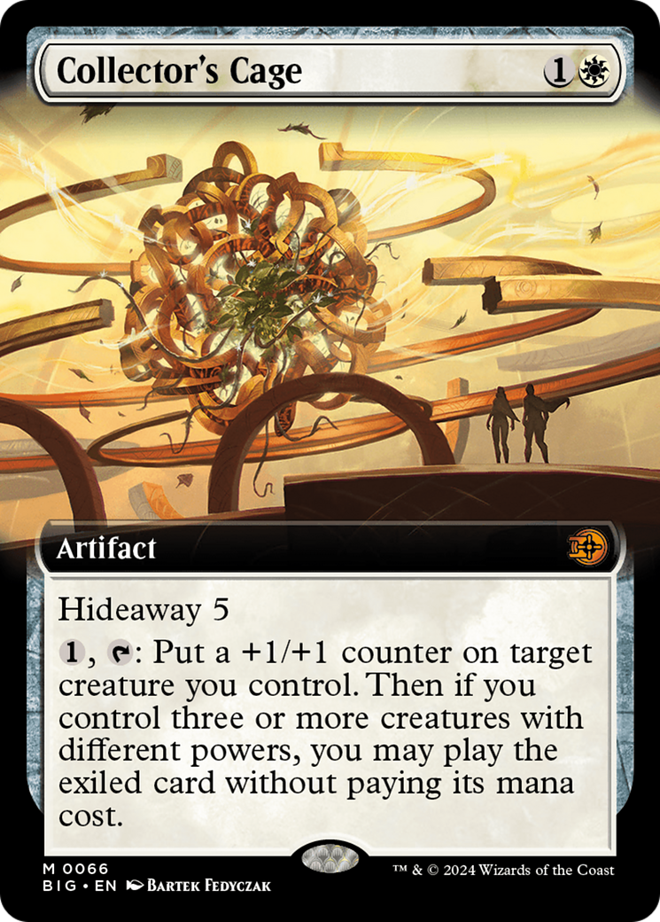 Collector's Cage (Extended Art) [Outlaws of Thunder Junction: The Big Score] | GrognardGamesBatavia