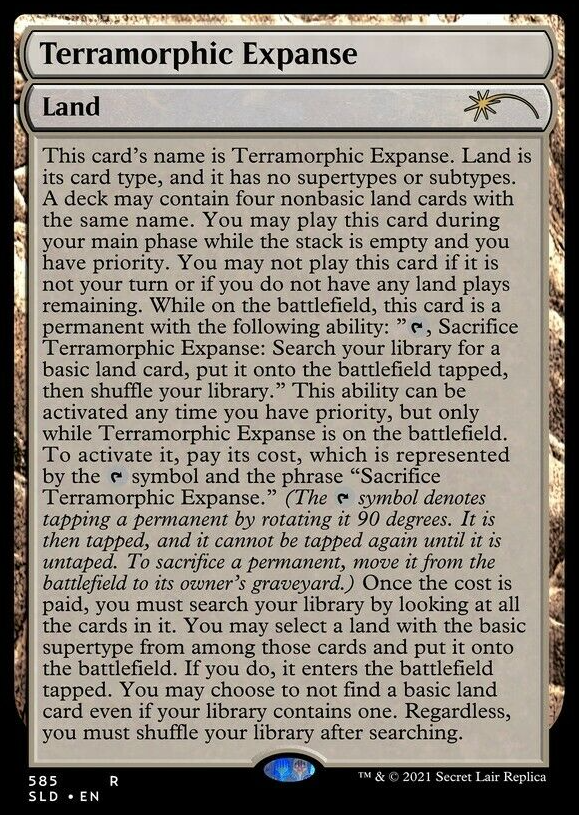 Terramorphic Expanse (Full Text) [Secret Lair Drop Promos] | GrognardGamesBatavia