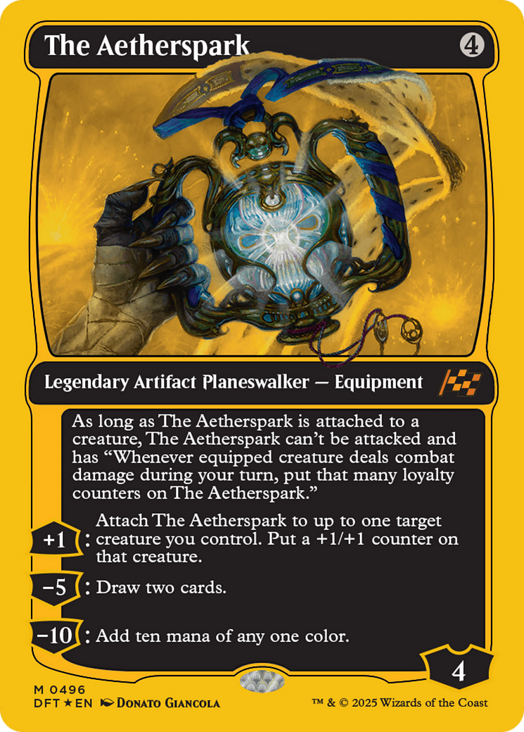 The Aetherspark (First-Place Foil) [Aetherdrift] | GrognardGamesBatavia