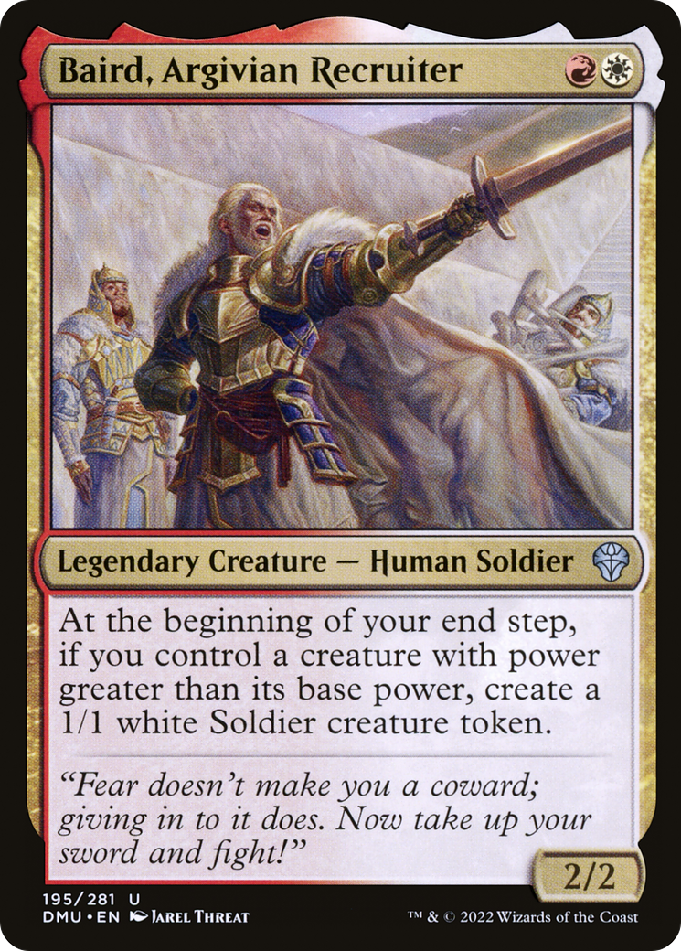 Baird, Argivian Recruiter [Dominaria United] | GrognardGamesBatavia