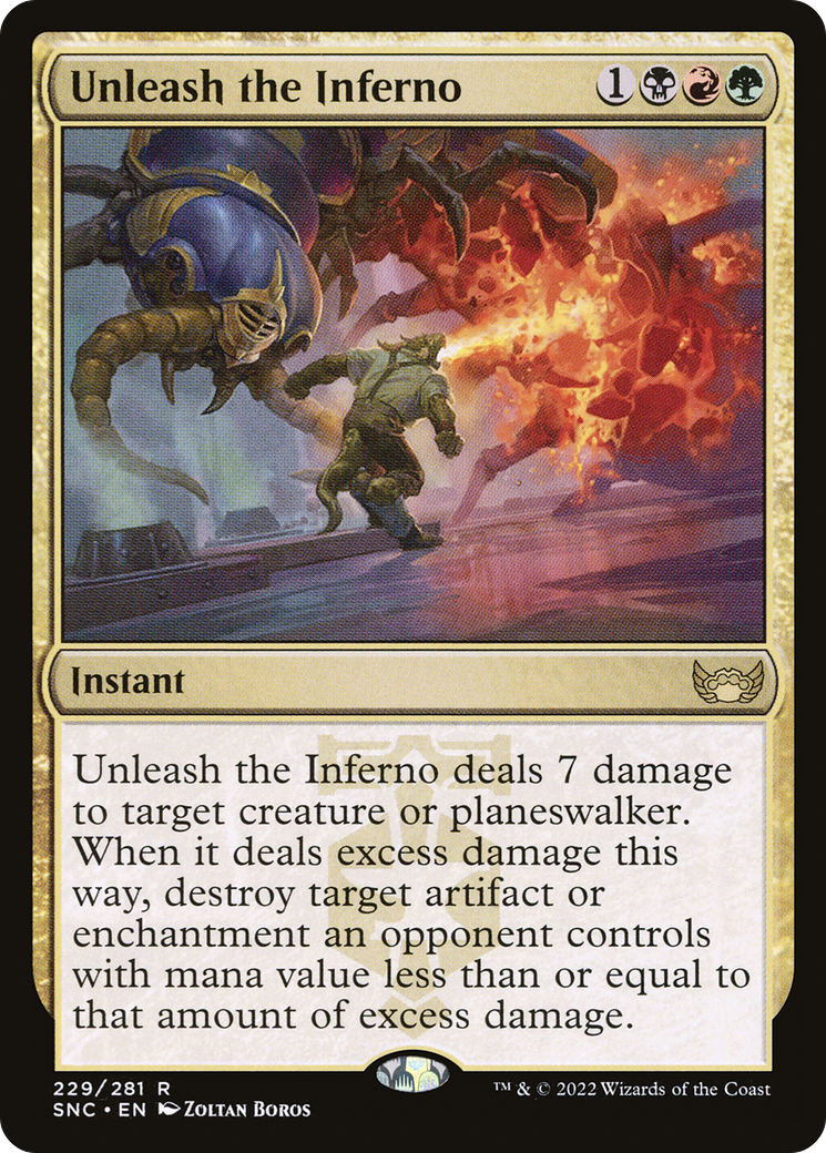 Unleash the Inferno [Streets of New Capenna] | GrognardGamesBatavia