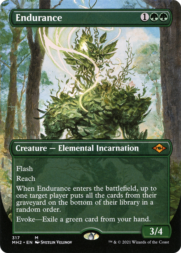 Endurance (Borderless Alternate Art) [Modern Horizons 2] | GrognardGamesBatavia