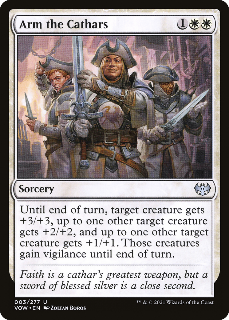 Arm the Cathars [Innistrad: Crimson Vow] | GrognardGamesBatavia