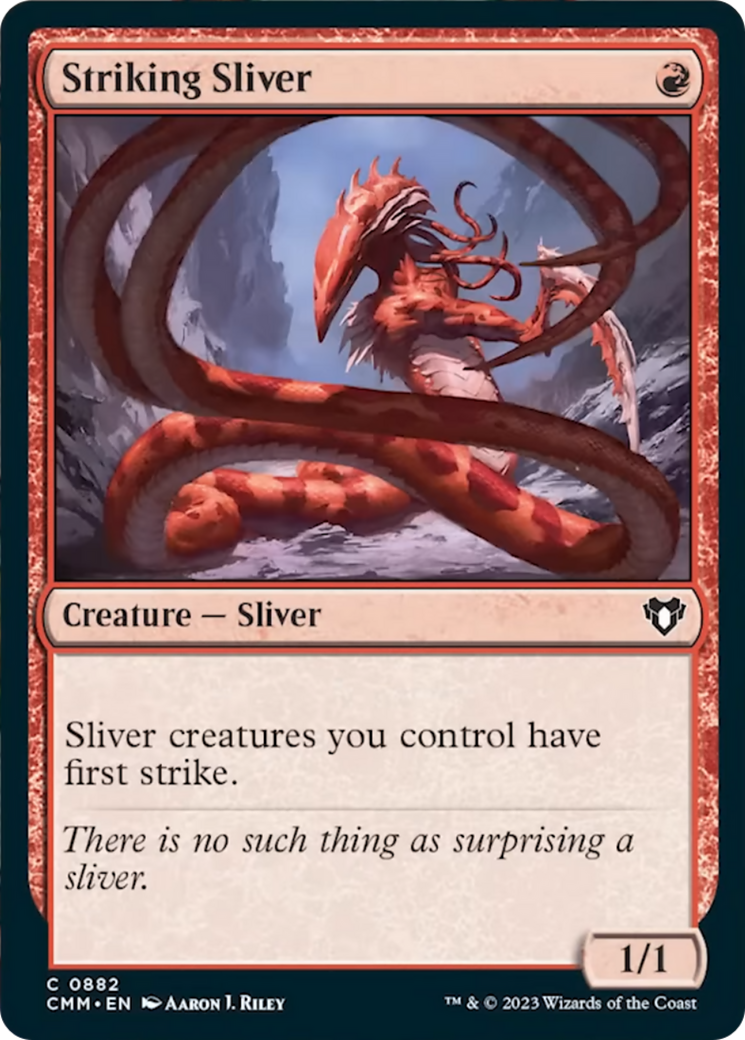 Striking Sliver [Commander Masters] | GrognardGamesBatavia