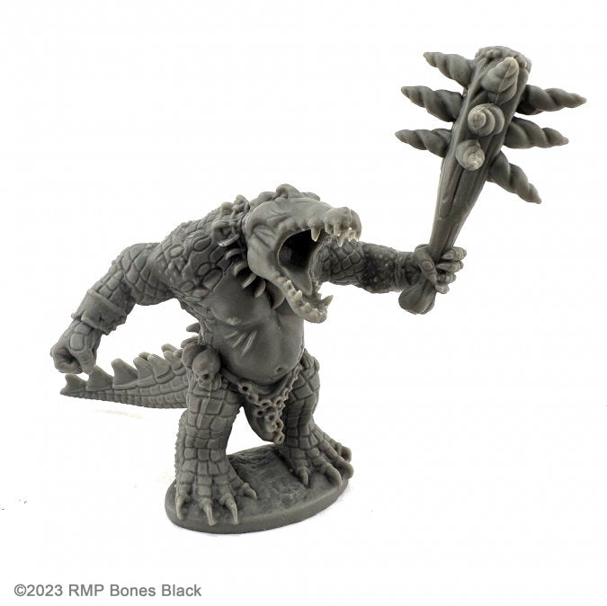 Bones Black: 20929 Gatorman (Large Club) | GrognardGamesBatavia