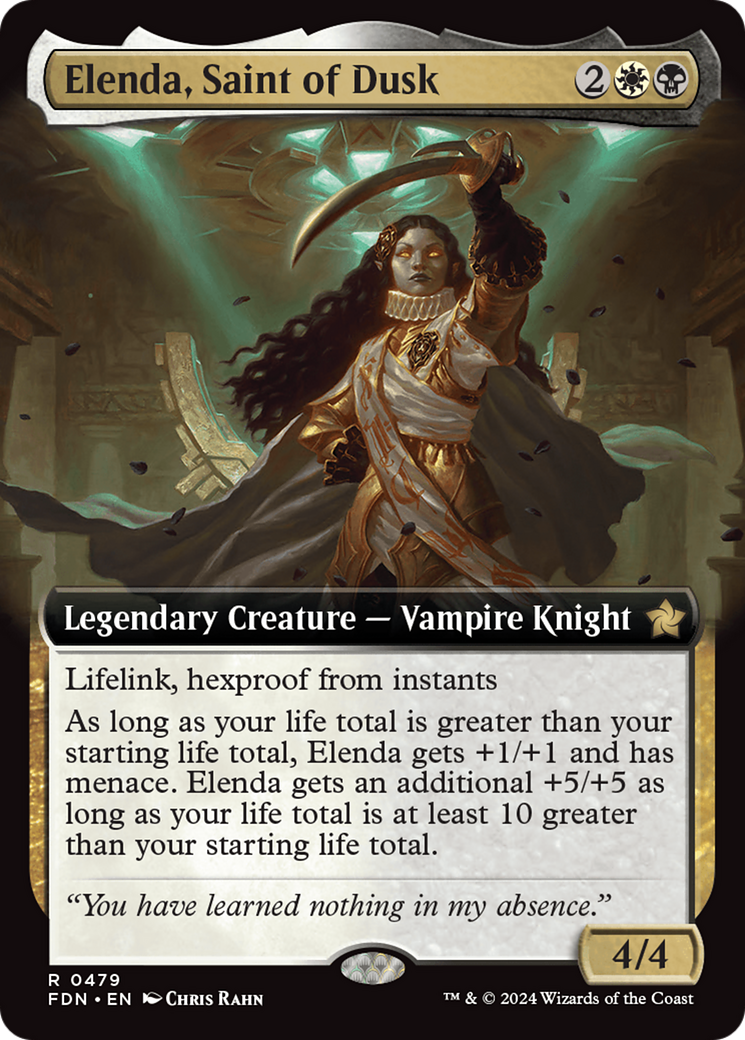 Elenda, Saint of Dusk (Extended Art) [Foundations] | GrognardGamesBatavia