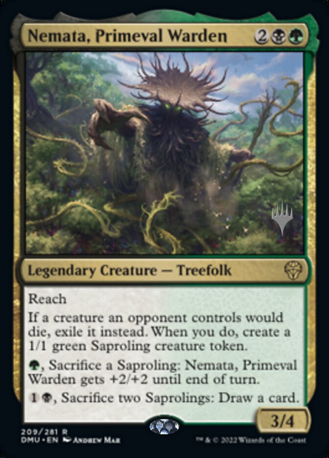 Nemata, Primeval Warden (Promo Pack) [Dominaria United Promos] | GrognardGamesBatavia