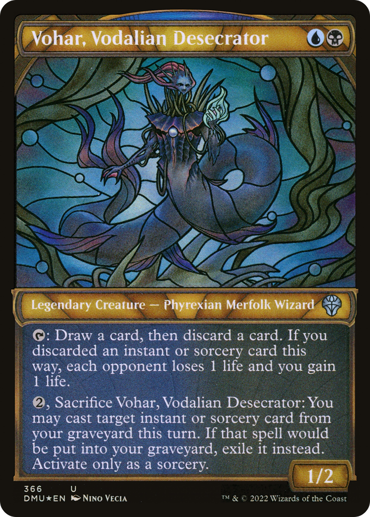 Vohar, Vodalian Desecrator (Showcase Textured) [Dominaria United] | GrognardGamesBatavia